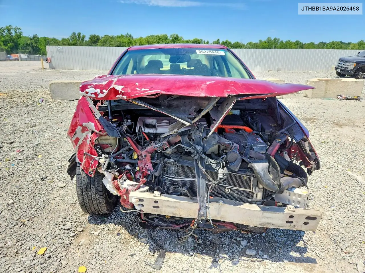 2010 Lexus Hs 250H VIN: JTHBB1BA9A2026468 Lot: 56328446