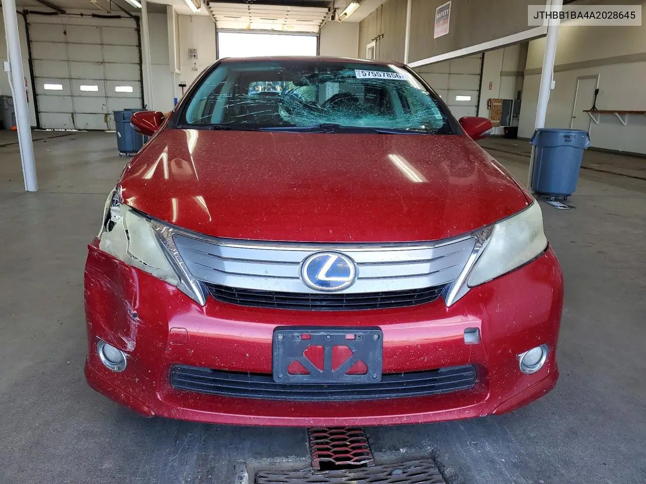 2010 Lexus Hs 250H VIN: JTHBB1BA4A2028645 Lot: 57557856