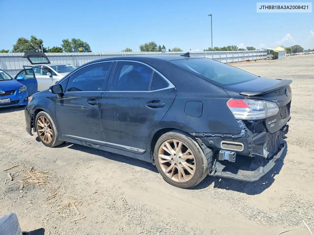 2010 Lexus Hs 250H VIN: JTHBB1BA3A2008421 Lot: 57739286