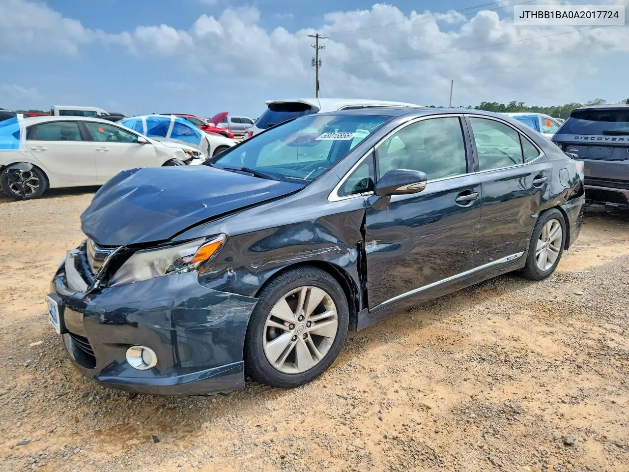 2010 Lexus Hs 250H VIN: JTHBB1BA0A2017724 Lot: 58015856