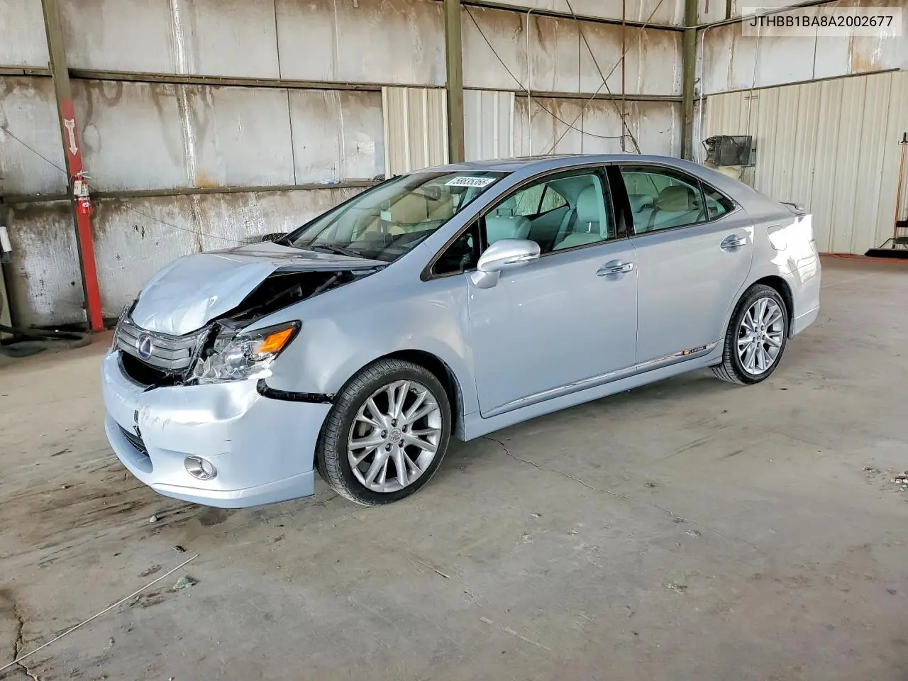 2010 Lexus Hs 250H VIN: JTHBB1BA8A2002677 Lot: 58835366