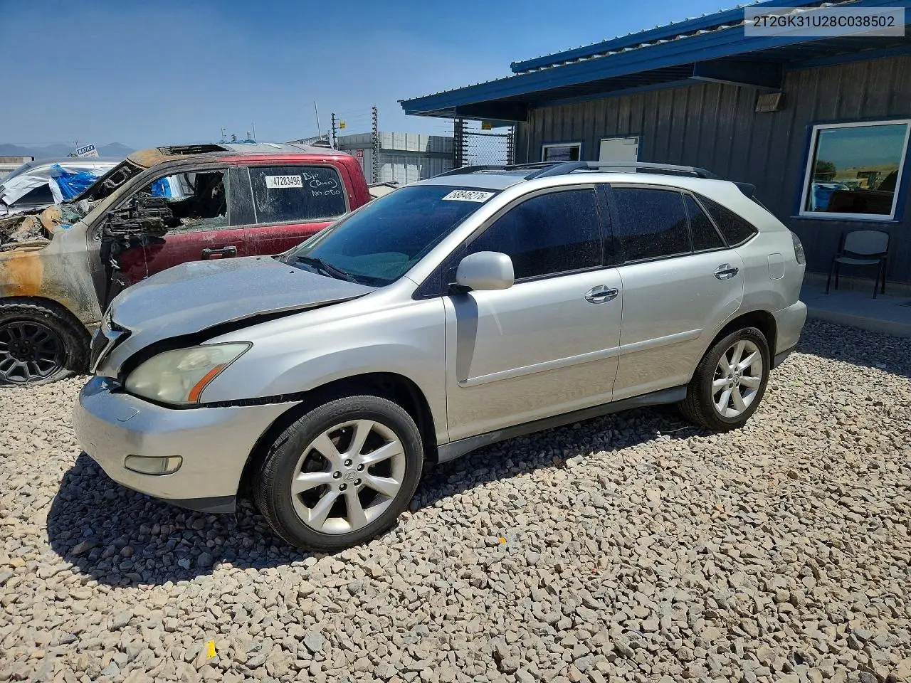 2010 Lexus Hs 250H VIN: 2T2GK31U28C038502 Lot: 58846276