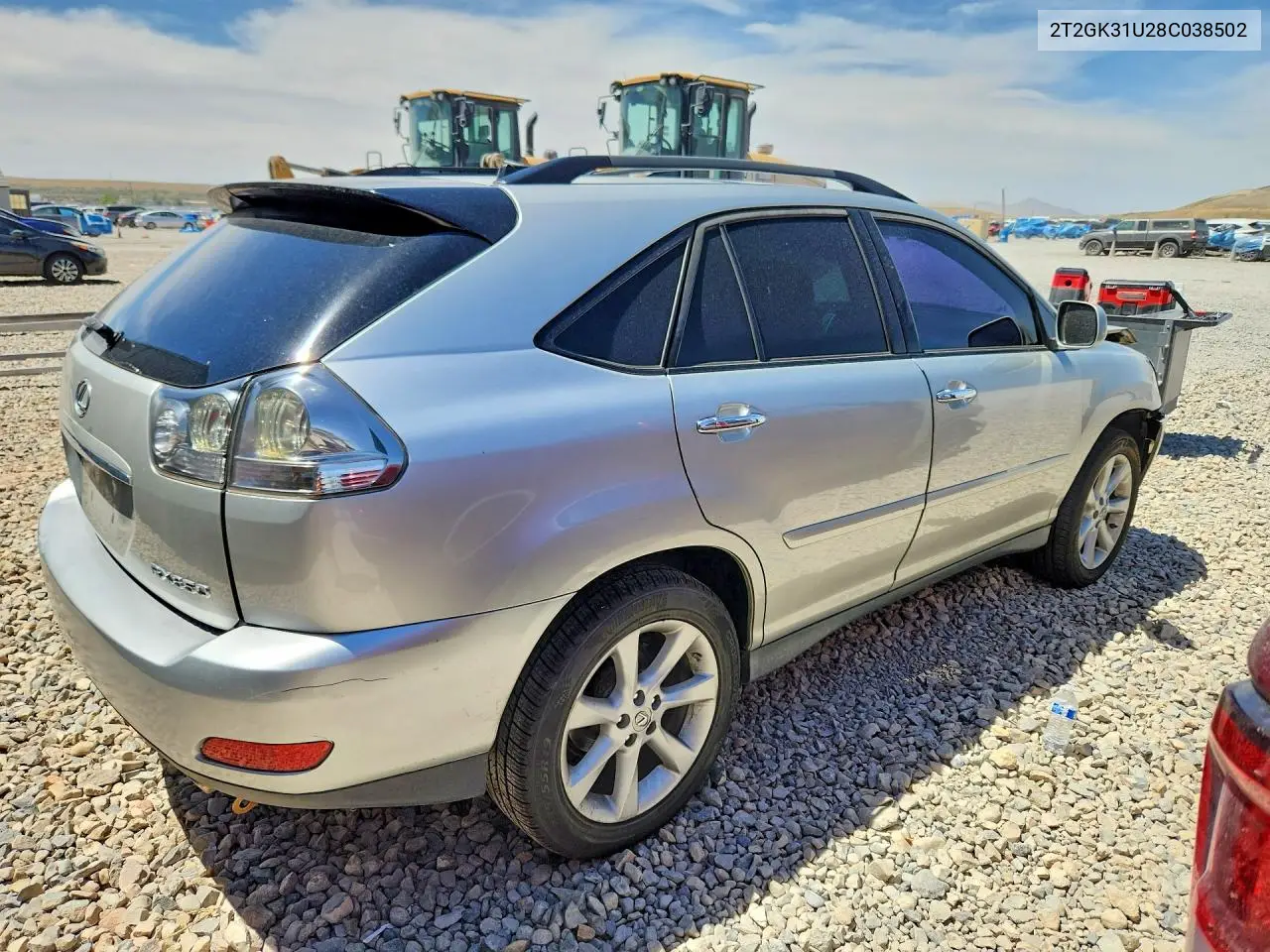 2010 Lexus Hs 250H VIN: 2T2GK31U28C038502 Lot: 58846276