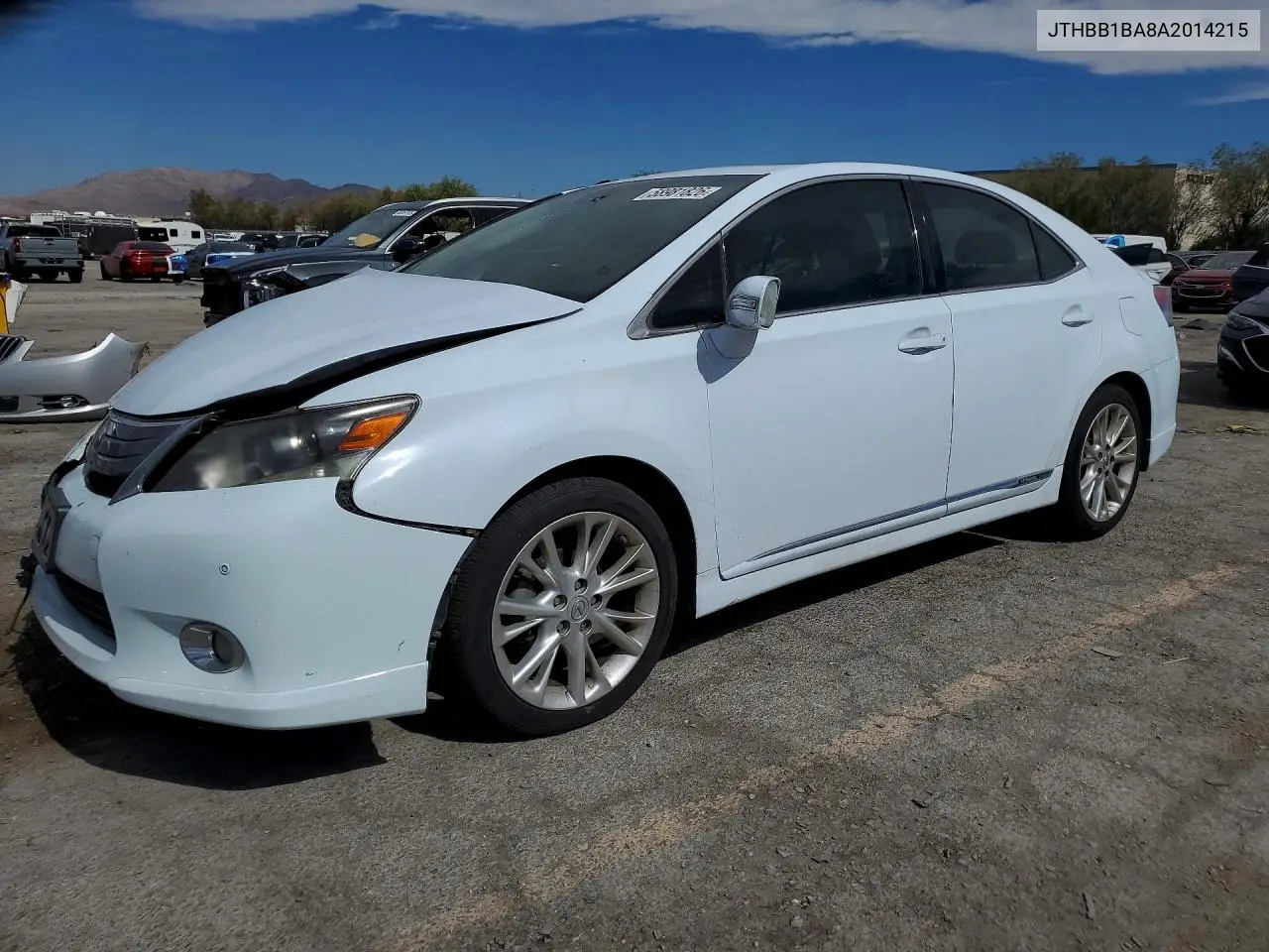2010 Lexus Hs 250H VIN: JTHBB1BA8A2014215 Lot: 58981826