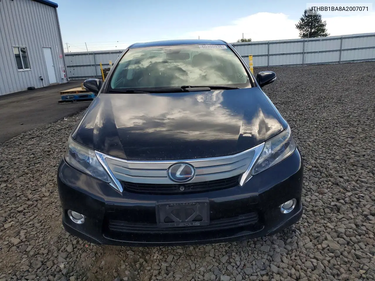 2010 Lexus Hs 250H VIN: JTHBB1BA8A2007071 Lot: 60300936