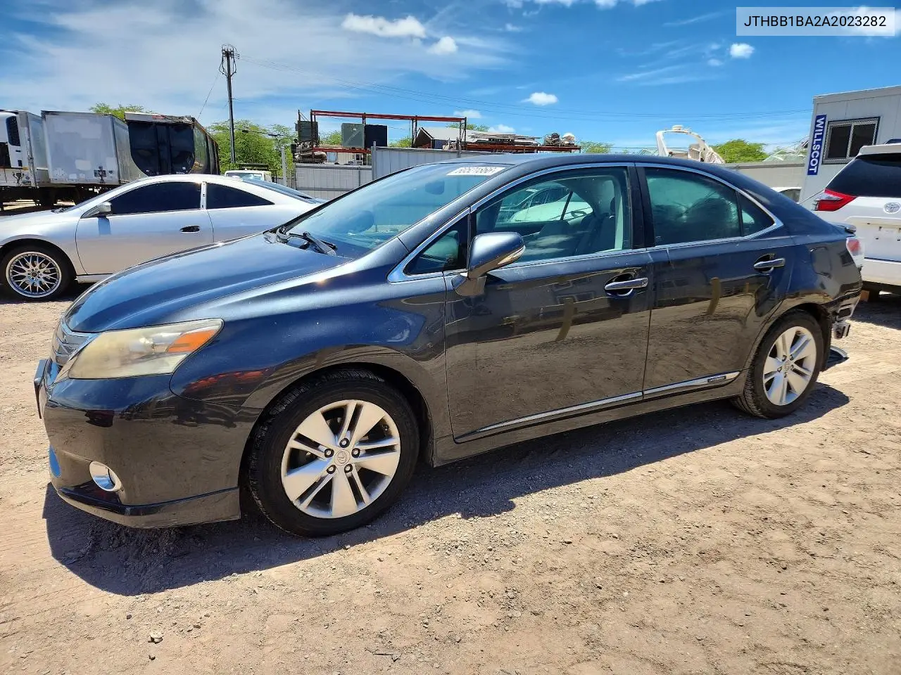 2010 Lexus Hs 250H VIN: JTHBB1BA2A2023282 Lot: 60521866