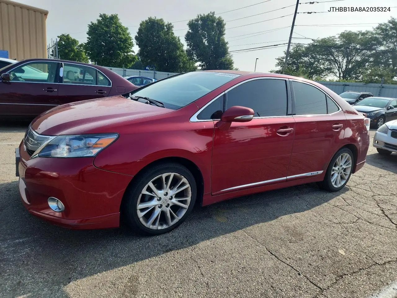 2010 Lexus Hs 250H VIN: JTHBB1BA8A2035324 Lot: 60828466