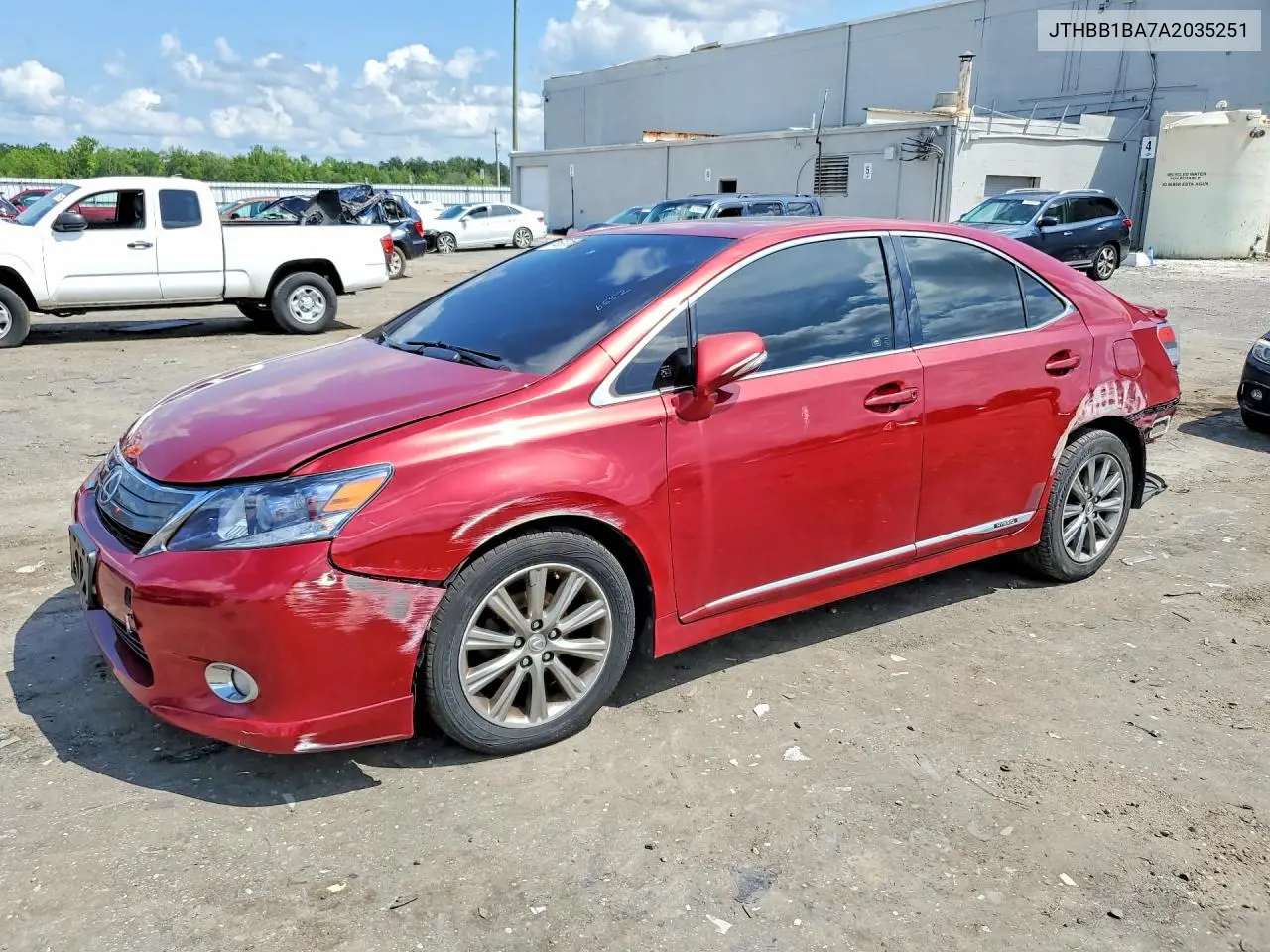 2010 Lexus Hs 250H VIN: JTHBB1BA7A2035251 Lot: 60868636