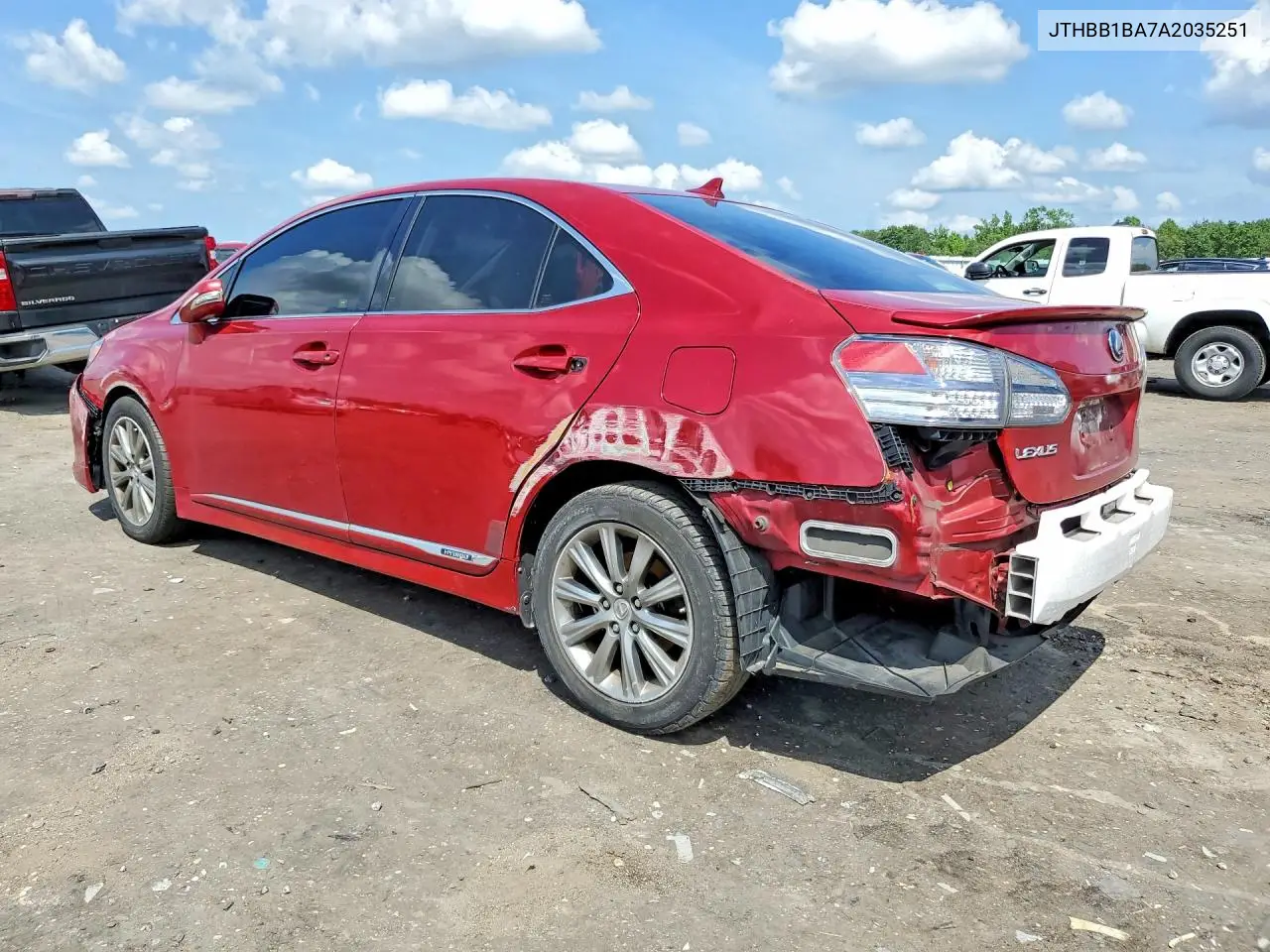 2010 Lexus Hs 250H VIN: JTHBB1BA7A2035251 Lot: 60868636