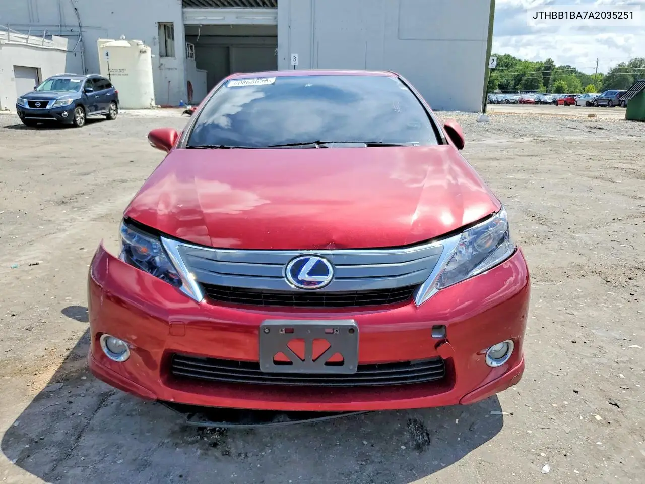 2010 Lexus Hs 250H VIN: JTHBB1BA7A2035251 Lot: 60868636
