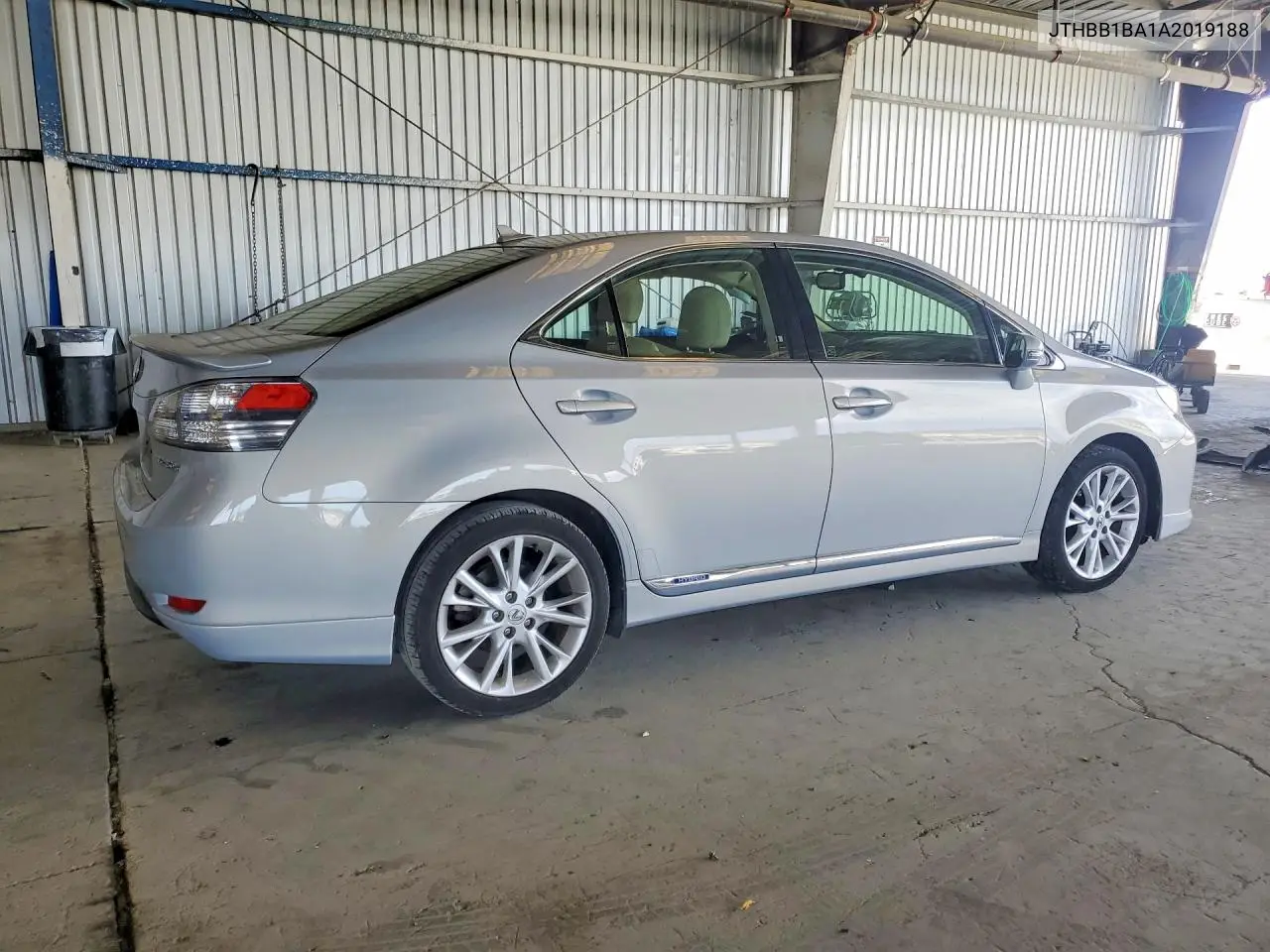 2010 Lexus Hs 250H VIN: JTHBB1BA1A2019188 Lot: 61964076