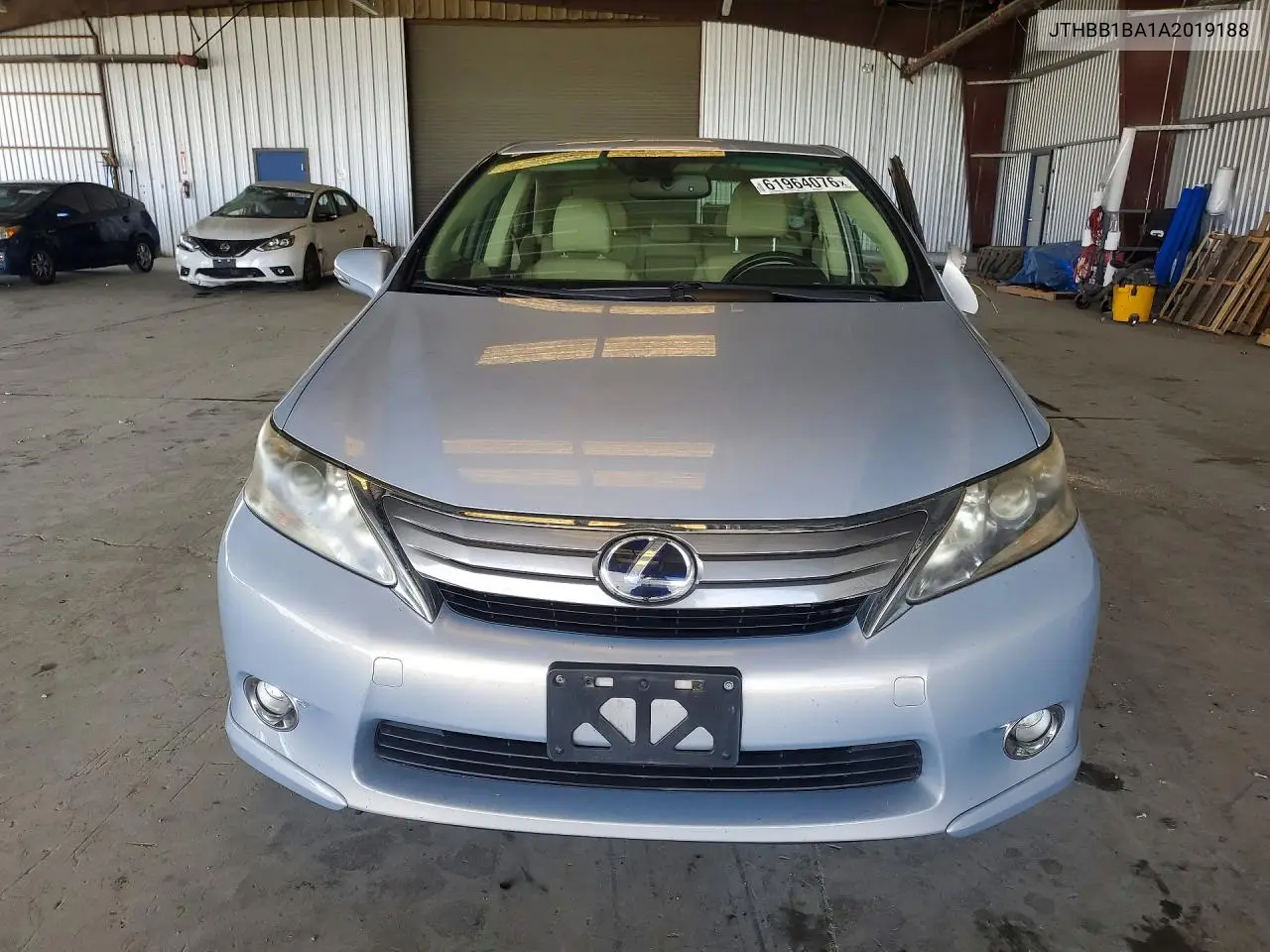 2010 Lexus Hs 250H VIN: JTHBB1BA1A2019188 Lot: 61964076