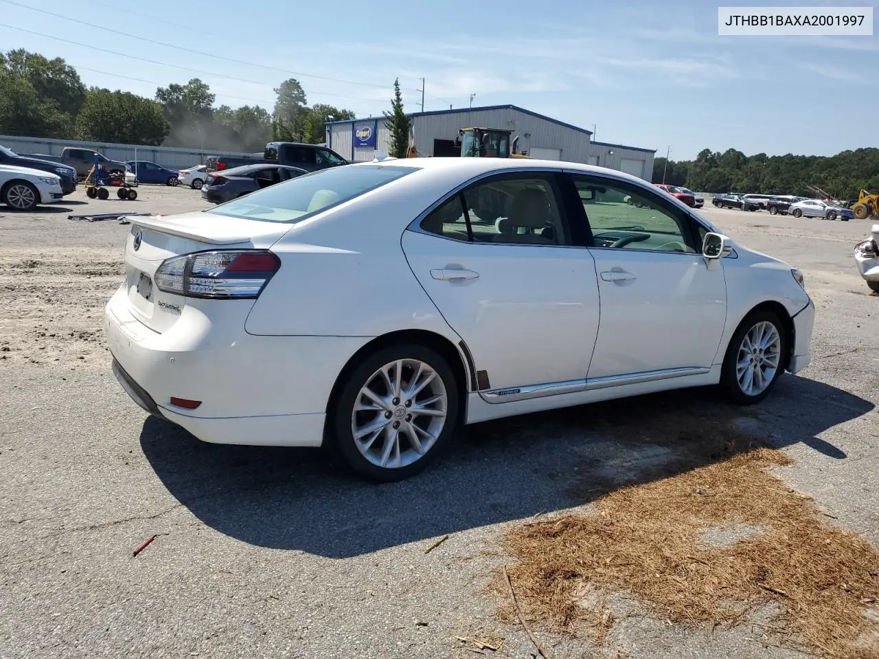 2010 Lexus Hs 250H VIN: JTHBB1BAXA2001997 Lot: 70546285