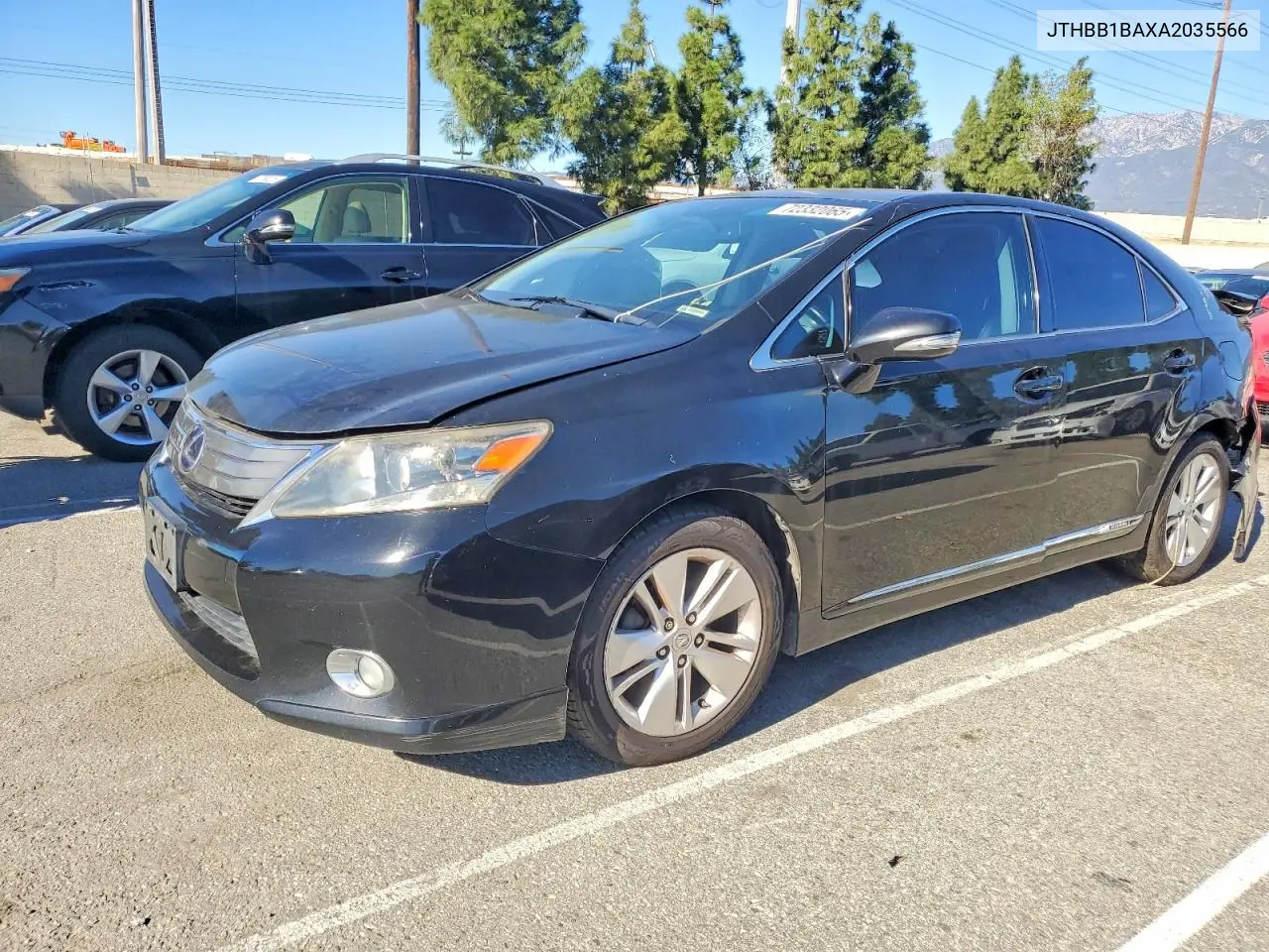 2010 Lexus Hs 250H VIN: JTHBB1BAXA2035566 Lot: 72332065