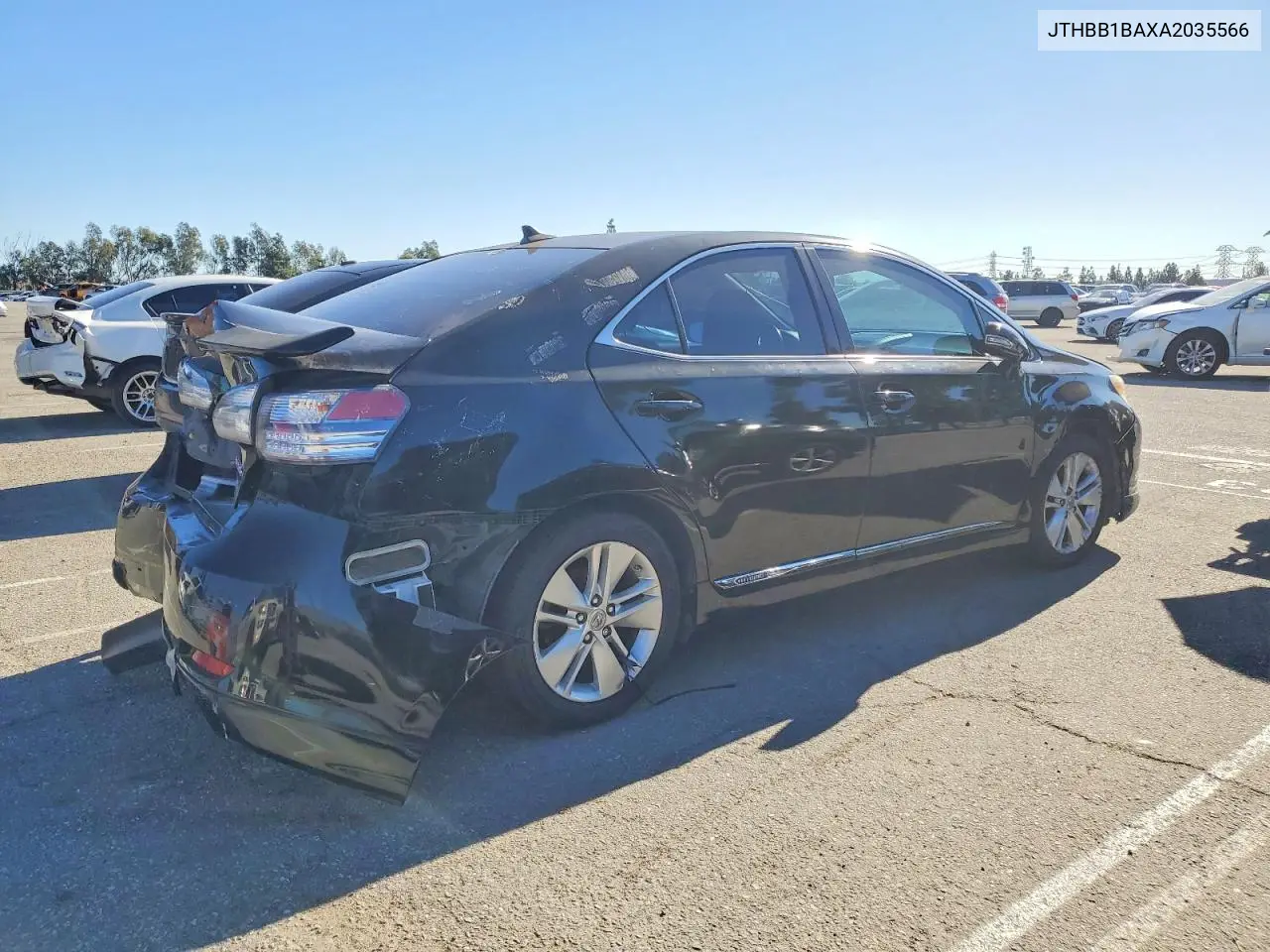 2010 Lexus Hs 250H VIN: JTHBB1BAXA2035566 Lot: 72332065