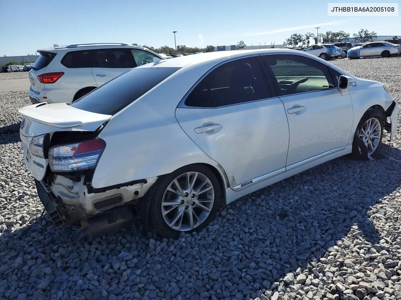 2010 Lexus Hs 250H VIN: JTHBB1BA6A2005108 Lot: 92769135