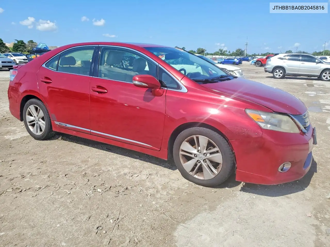 2011 Lexus Hs 250H VIN: JTHBB1BA0B2045816 Lot: 51461276