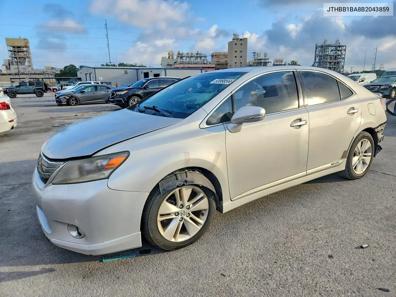 2011 Lexus Hs 250H VIN: JTHBB1BA8B2043859 Lot: 53898566