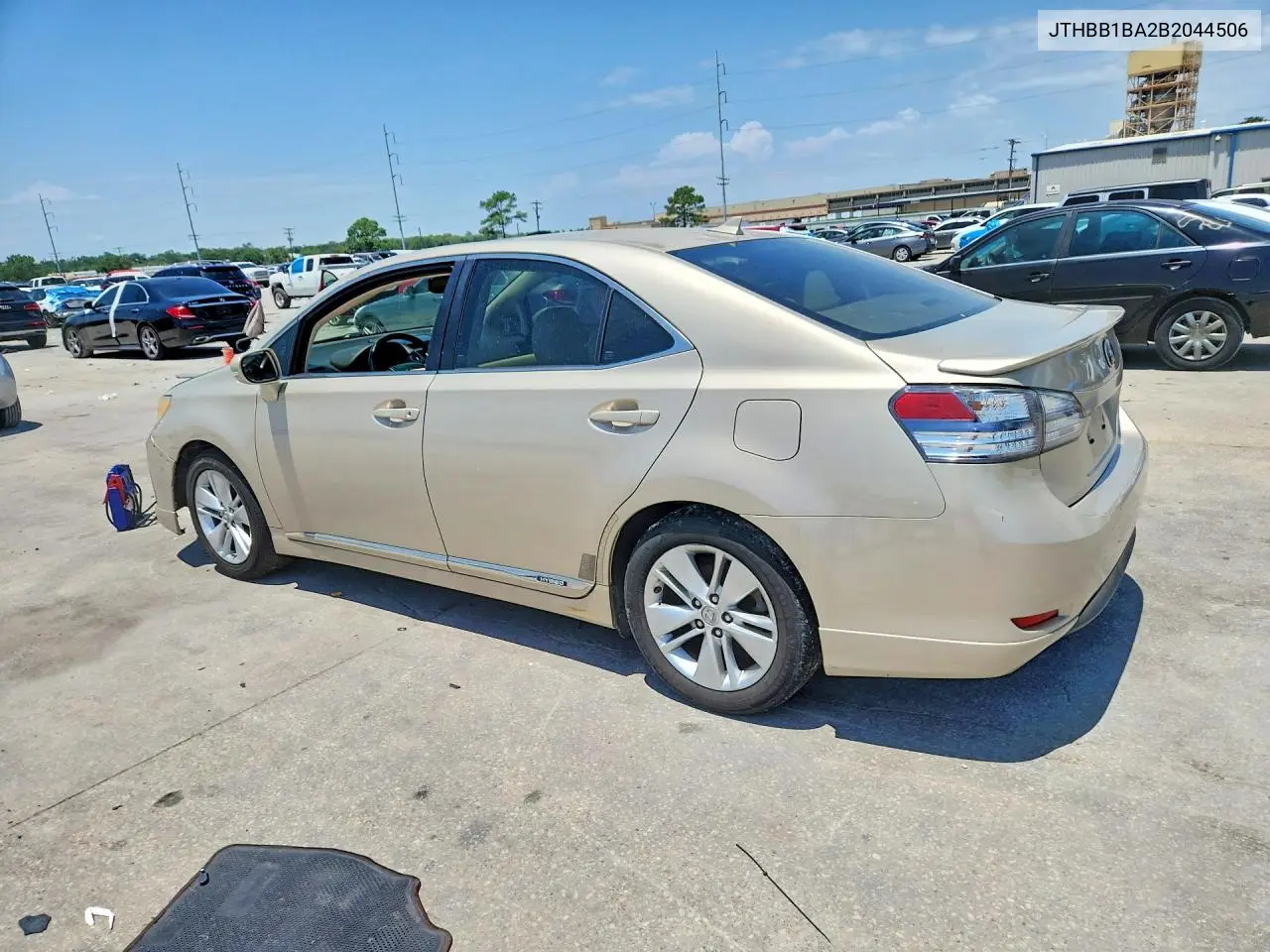 2011 Lexus Hs 250H VIN: JTHBB1BA2B2044506 Lot: 62124576