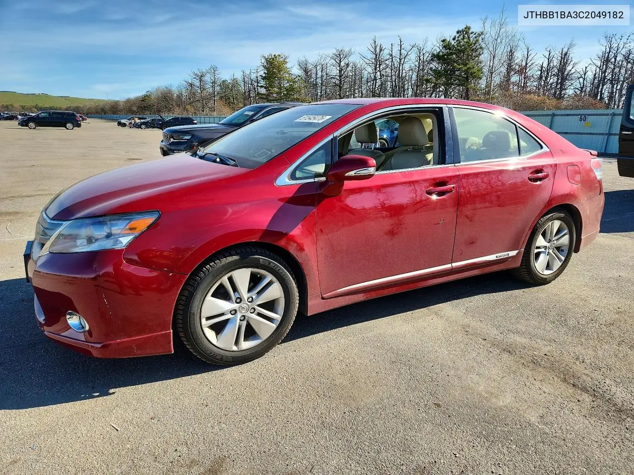 2012 Lexus Hs 250H VIN: JTHBB1BA3C2049182 Lot: 51545476