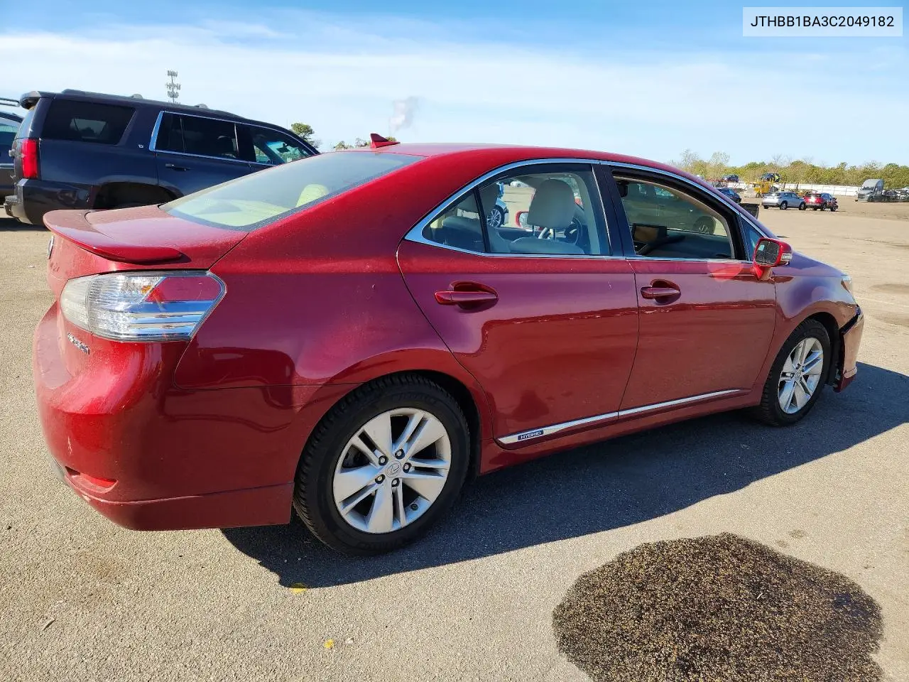 2012 Lexus Hs 250H VIN: JTHBB1BA3C2049182 Lot: 51545476