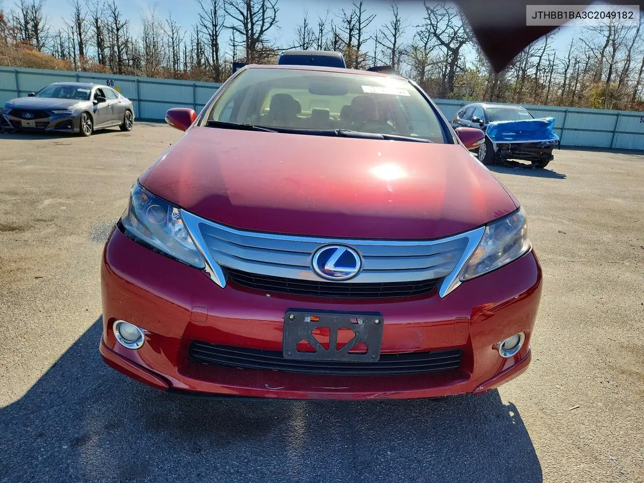 2012 Lexus Hs 250H VIN: JTHBB1BA3C2049182 Lot: 51545476