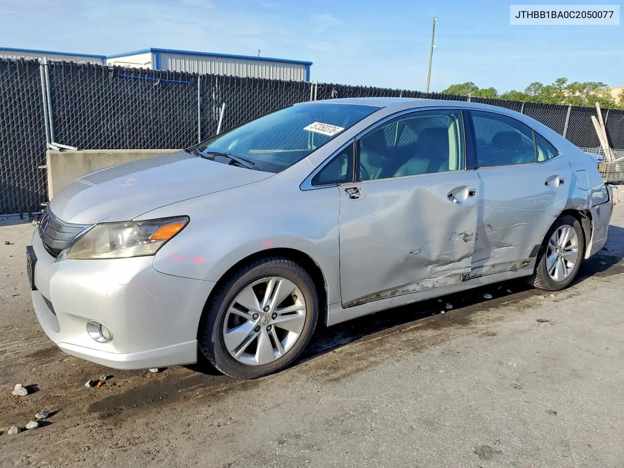 2012 Lexus Hs 250H VIN: JTHBB1BA0C2050077 Lot: 57350376