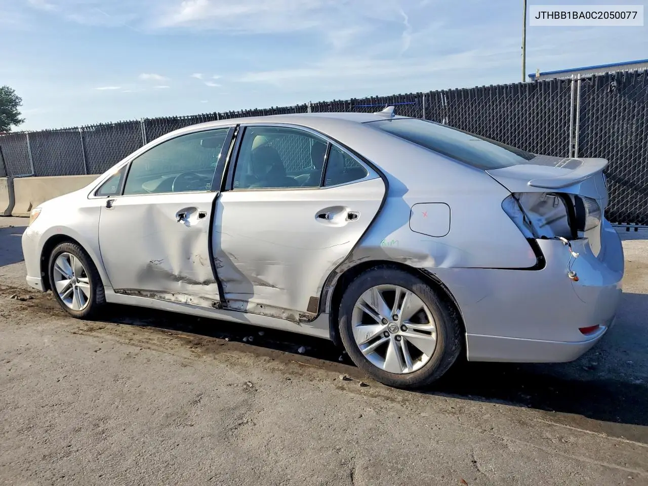 2012 Lexus Hs 250H VIN: JTHBB1BA0C2050077 Lot: 57350376