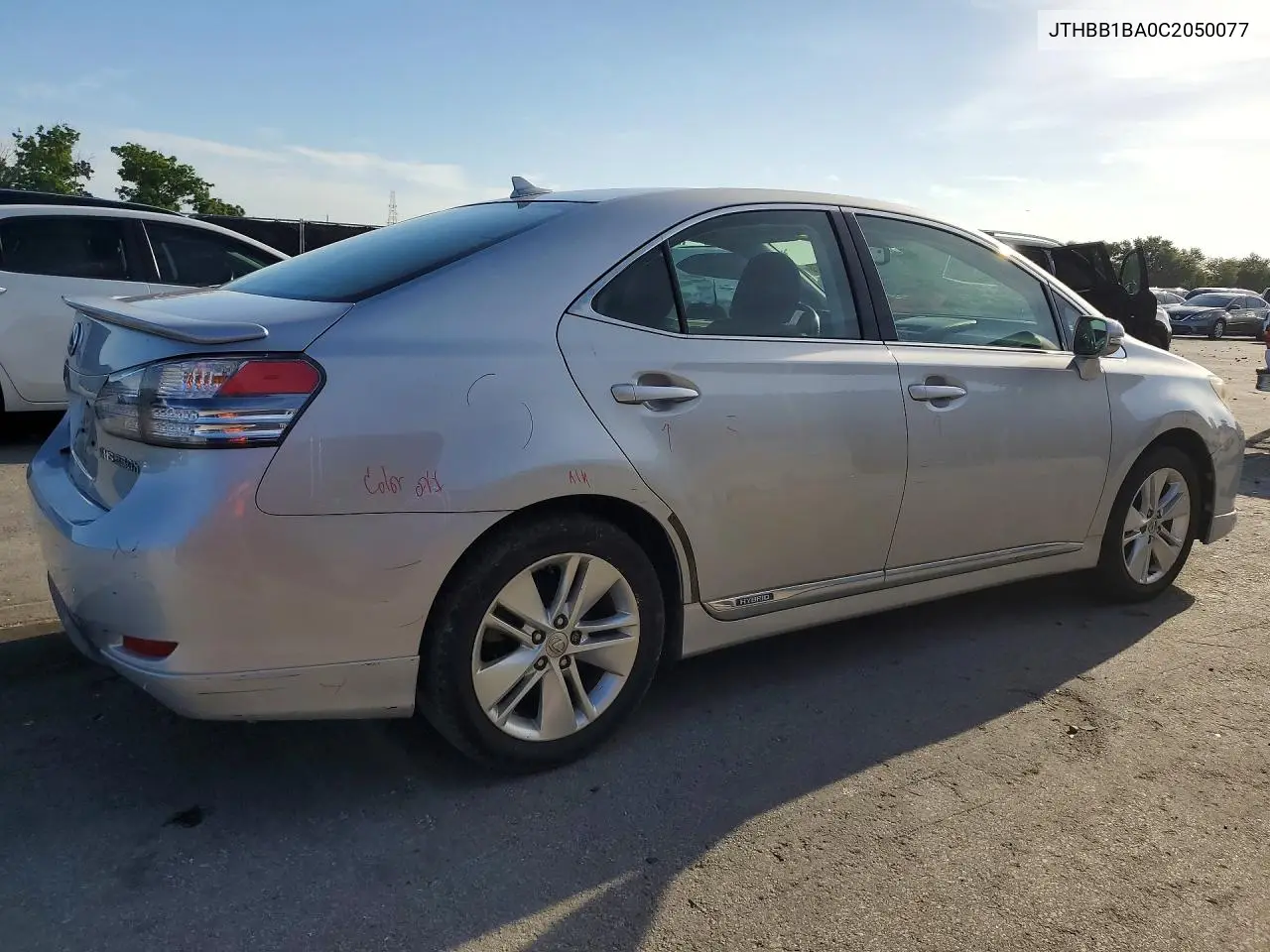 2012 Lexus Hs 250H VIN: JTHBB1BA0C2050077 Lot: 57350376