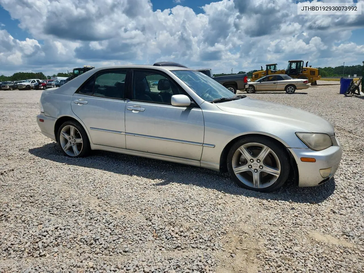 2003 Lexus Is 300 Base VIN: JTHBD192930073992 Lot: 61675716