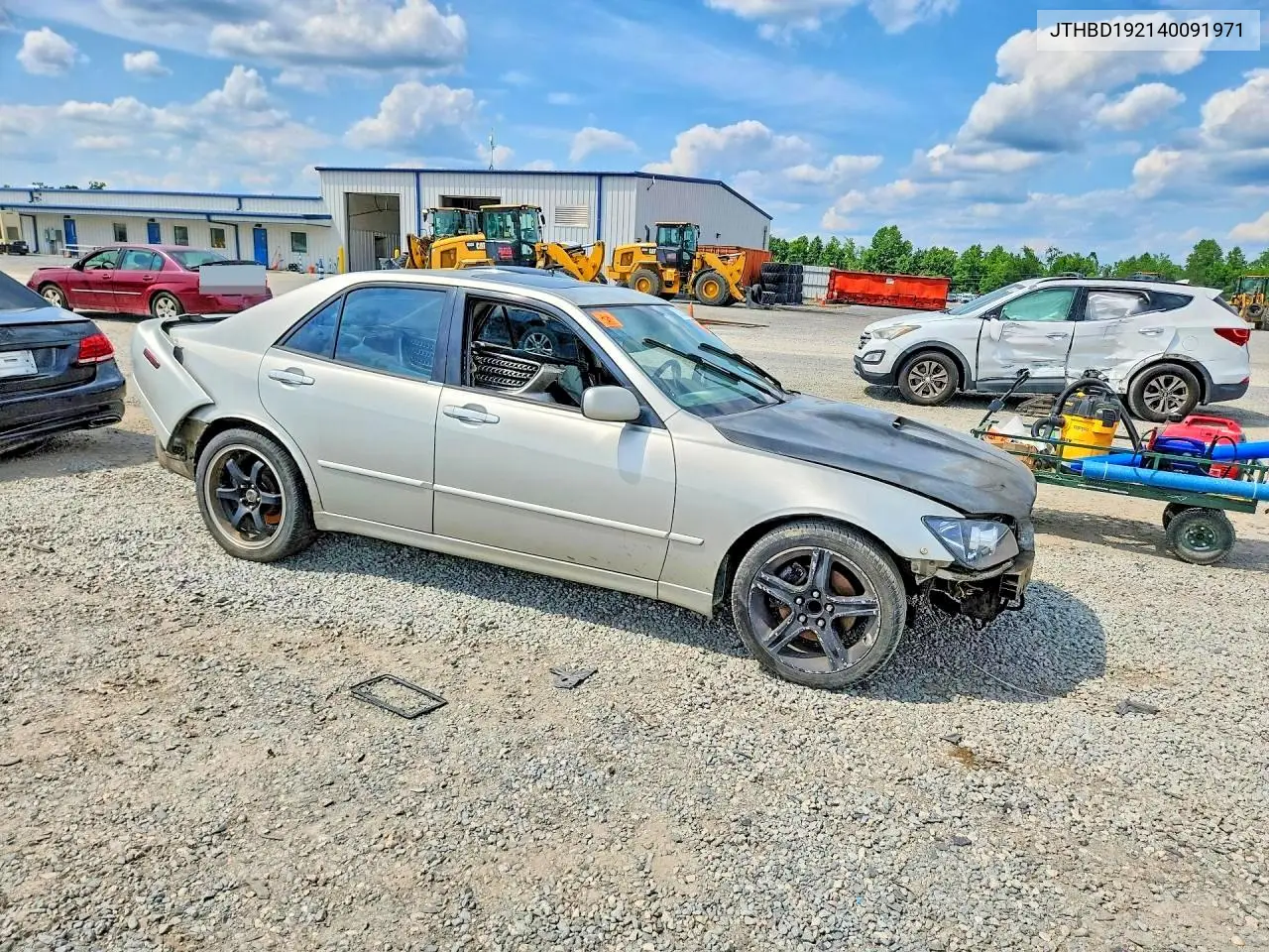 2004 Lexus Is 300 VIN: JTHBD192140091971 Lot: 58933376