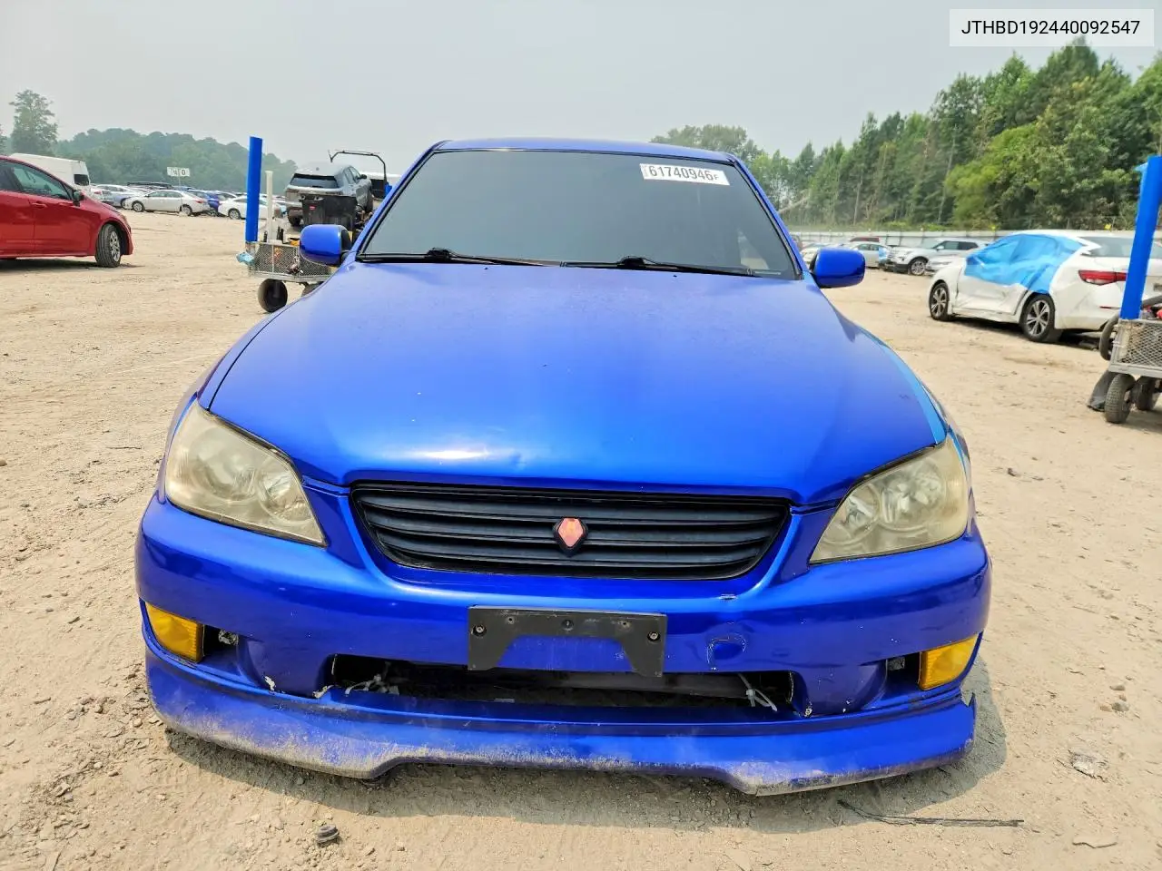 2004 Lexus Is 300 VIN: JTHBD192440092547 Lot: 61740946