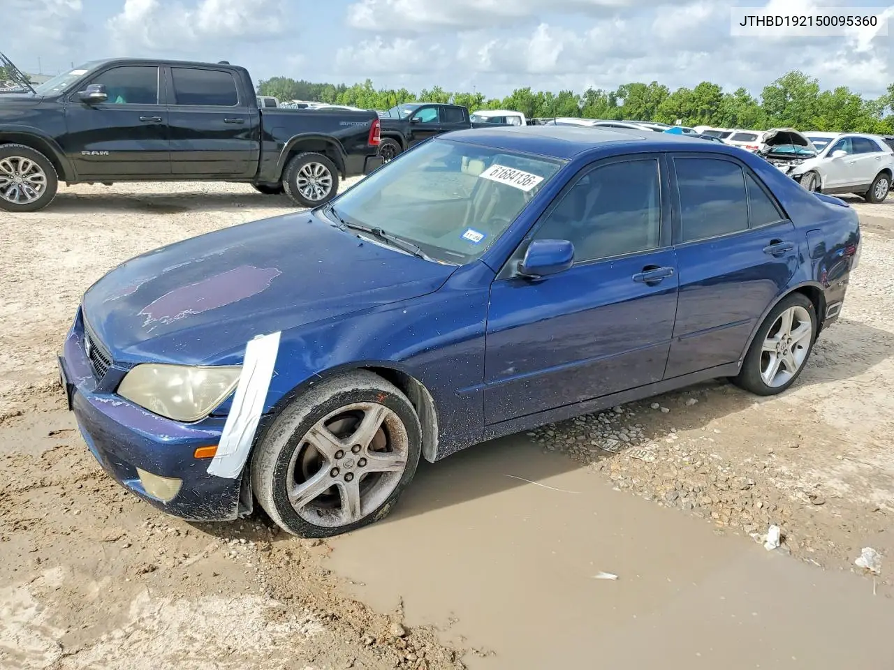 2005 Lexus Is 300 Base VIN: JTHBD192150095360 Lot: 61684136