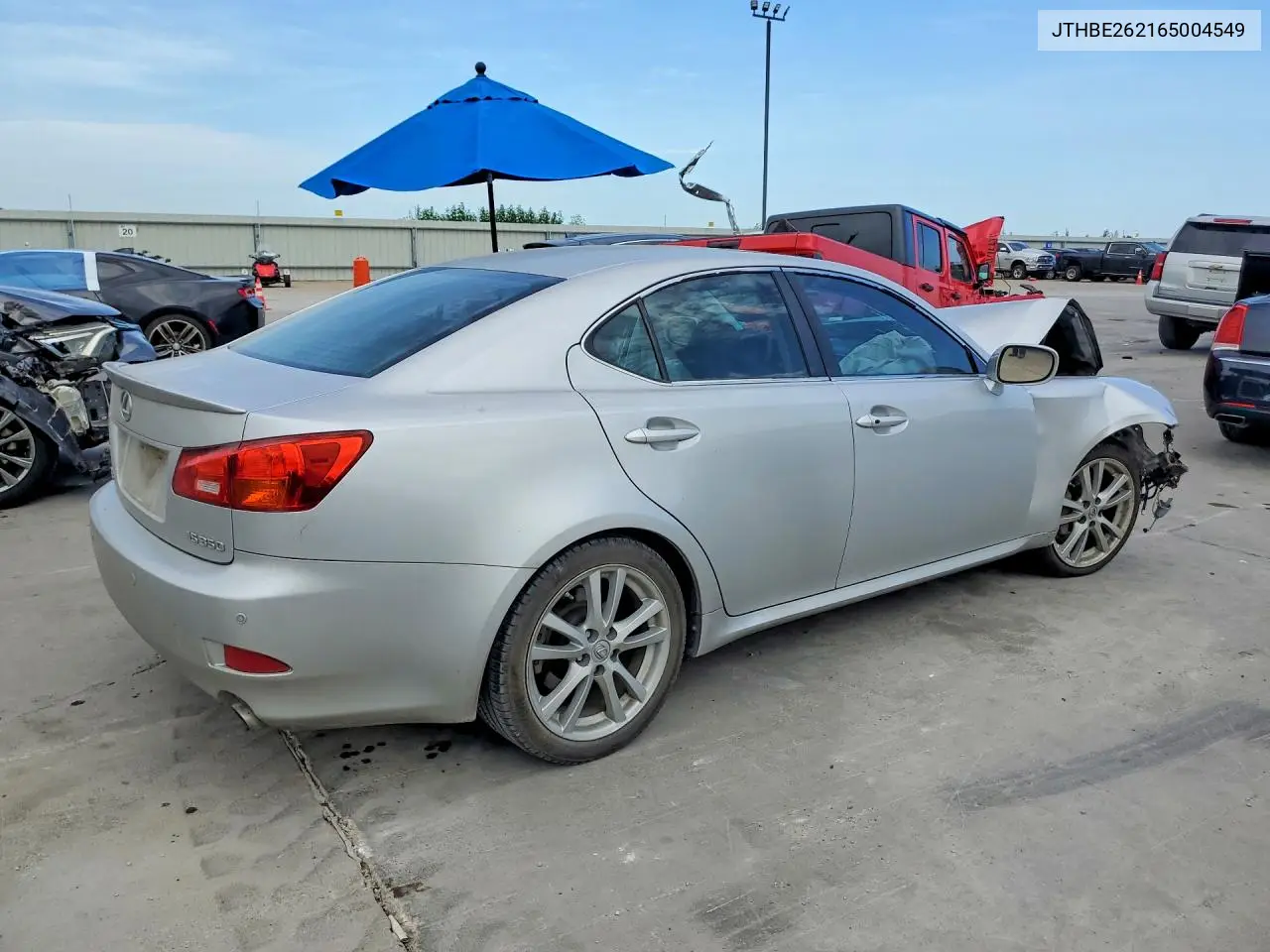 2006 Lexus Is 350 VIN: JTHBE262165004549 Lot: 59683796