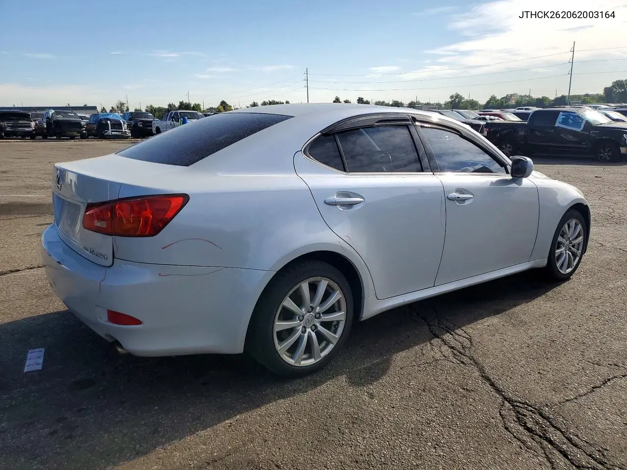 2006 Lexus Is 250 VIN: JTHCK262062003164 Lot: 59907696