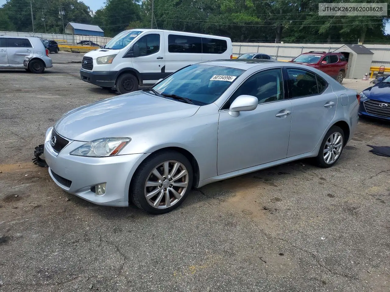 2006 Lexus Is 250 VIN: JTHCK262862008628 Lot: 60154996