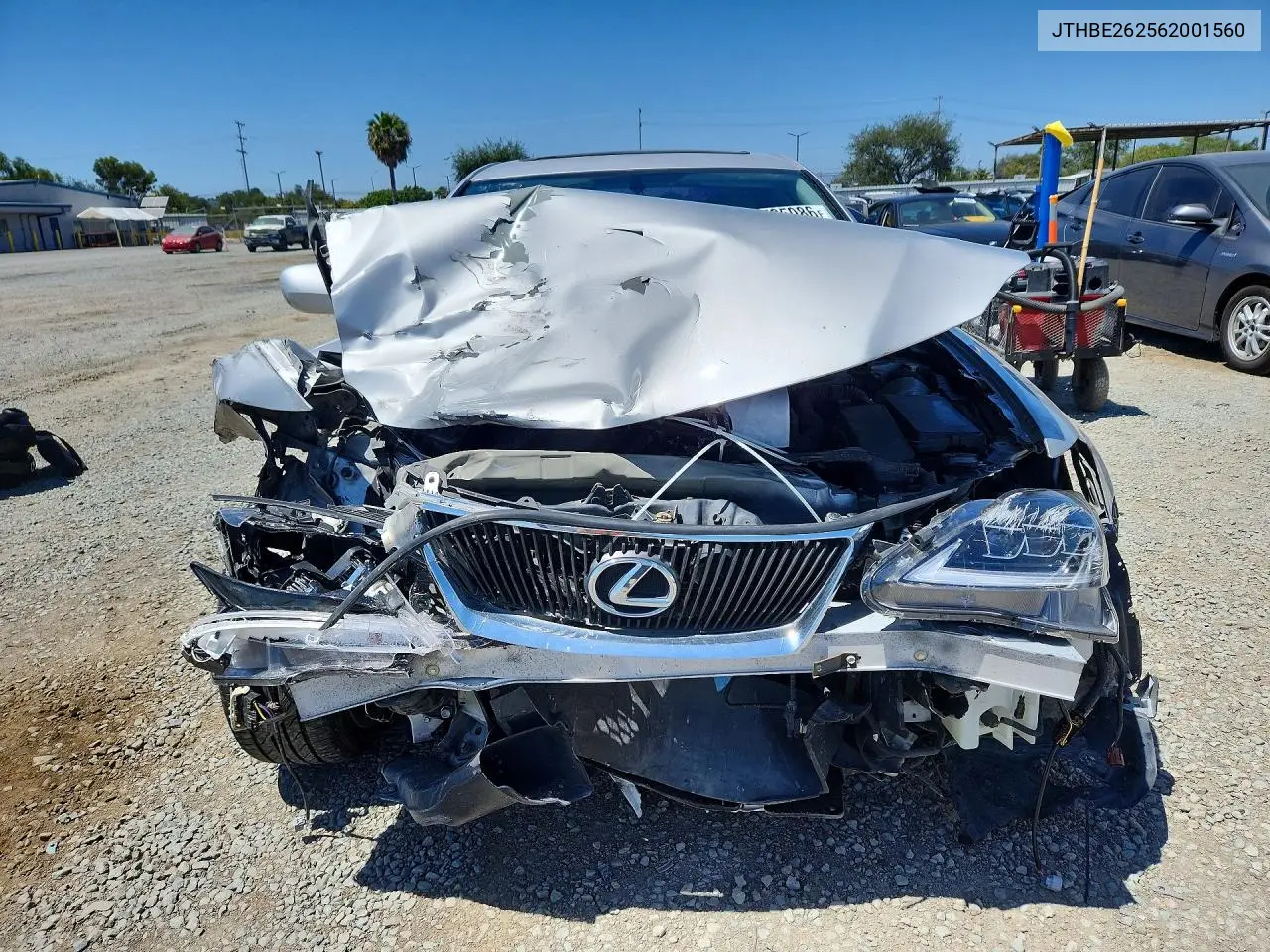 2006 Lexus Is 350 VIN: JTHBE262562001560 Lot: 60795086