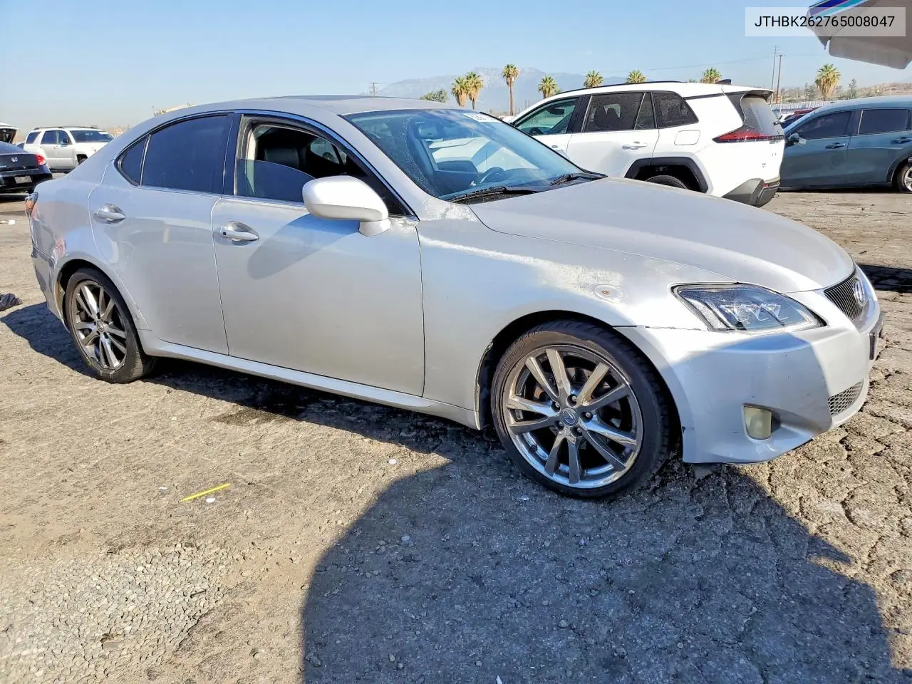 2006 Lexus Is 250 VIN: JTHBK262765008047 Lot: 60897126