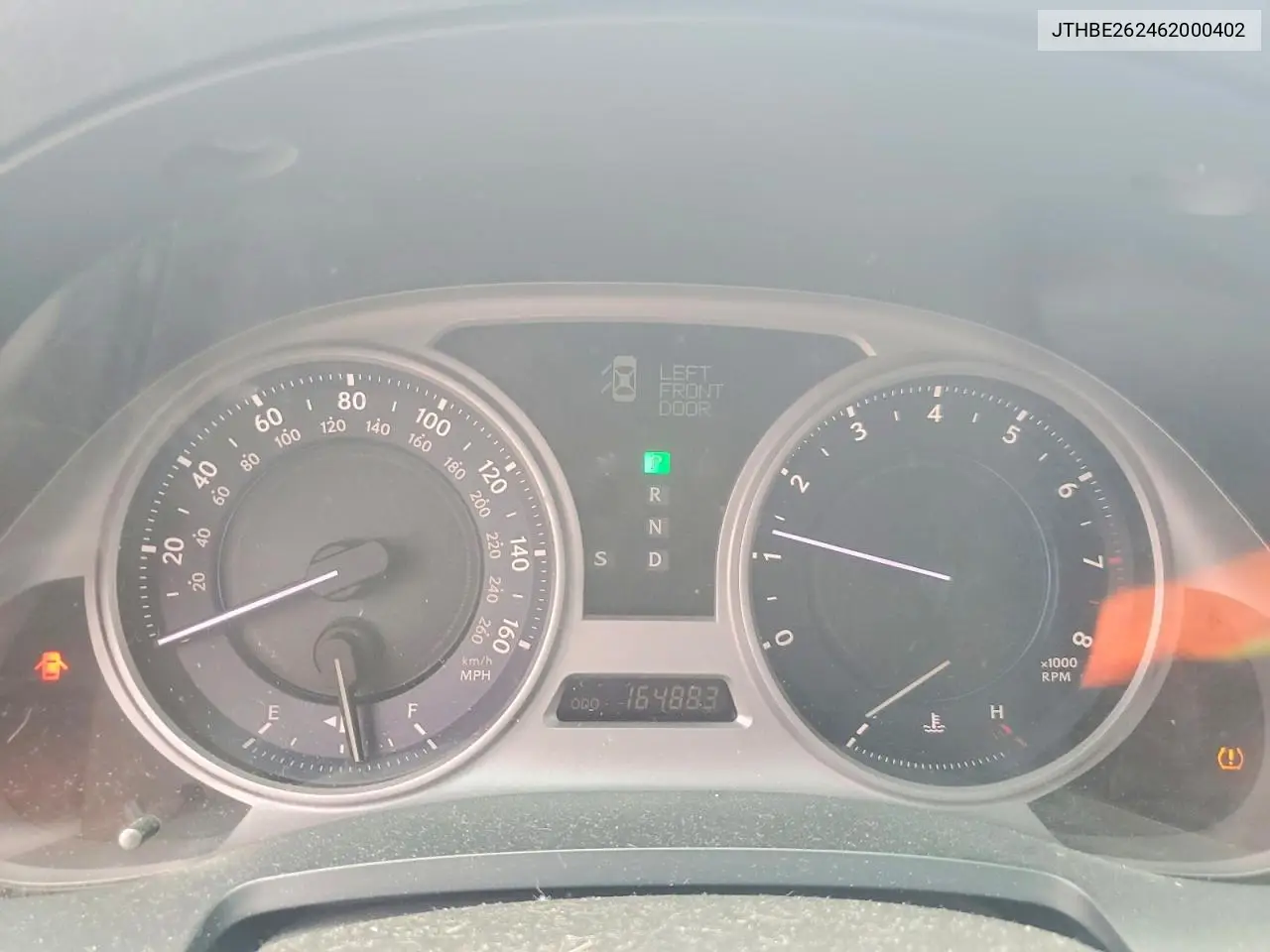 2006 Lexus Is 350 VIN: JTHBE262462000402 Lot: 61054136