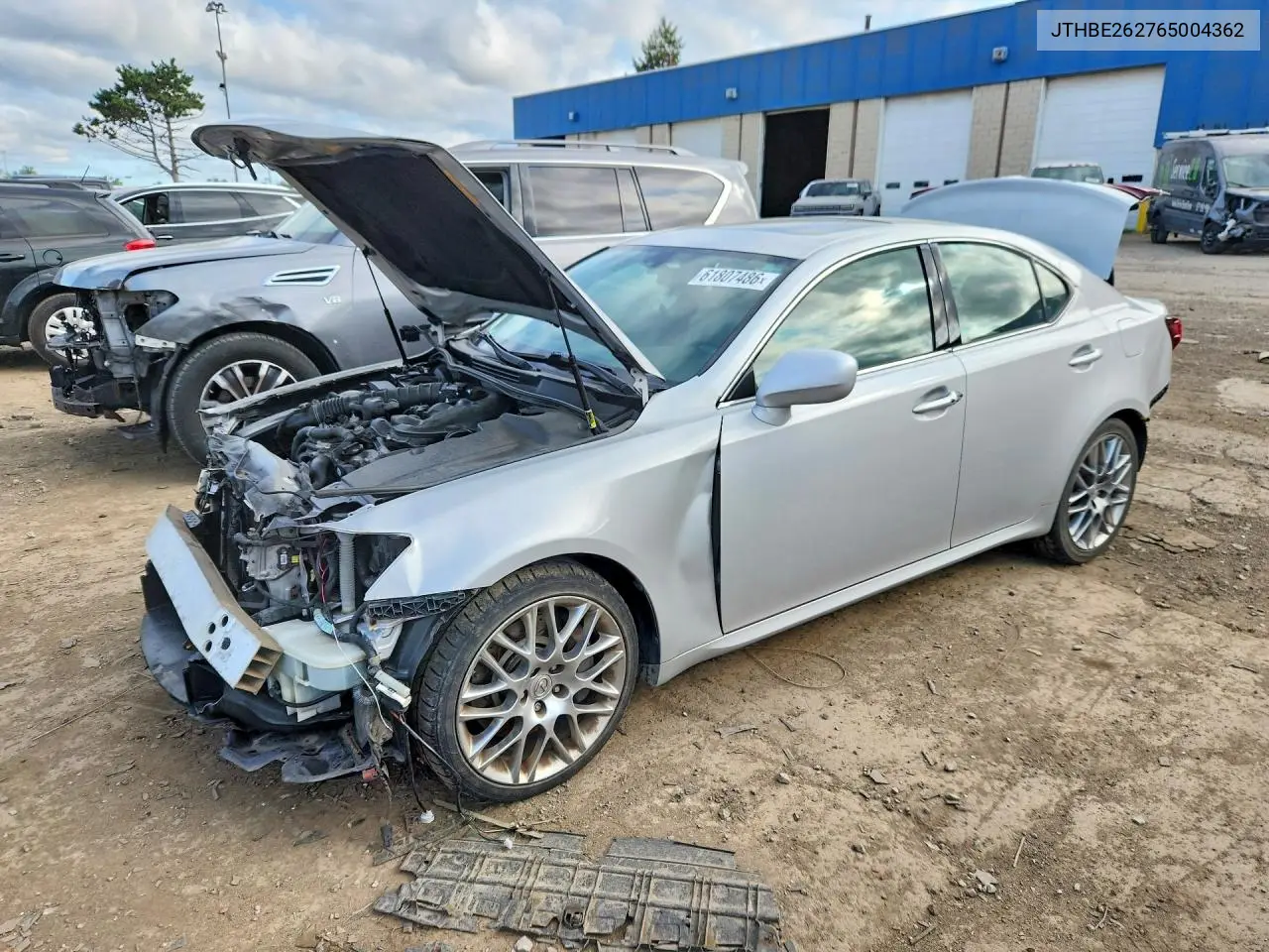 2006 Lexus Is 350 VIN: JTHBE262765004362 Lot: 61807486