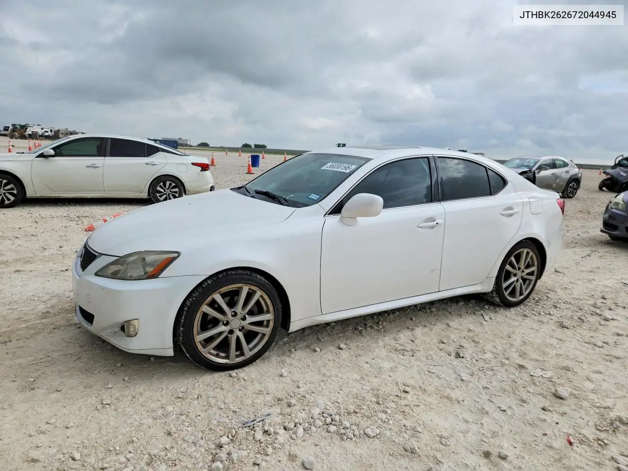 2007 Lexus Is 250 VIN: JTHBK262672044945 Lot: 56038196