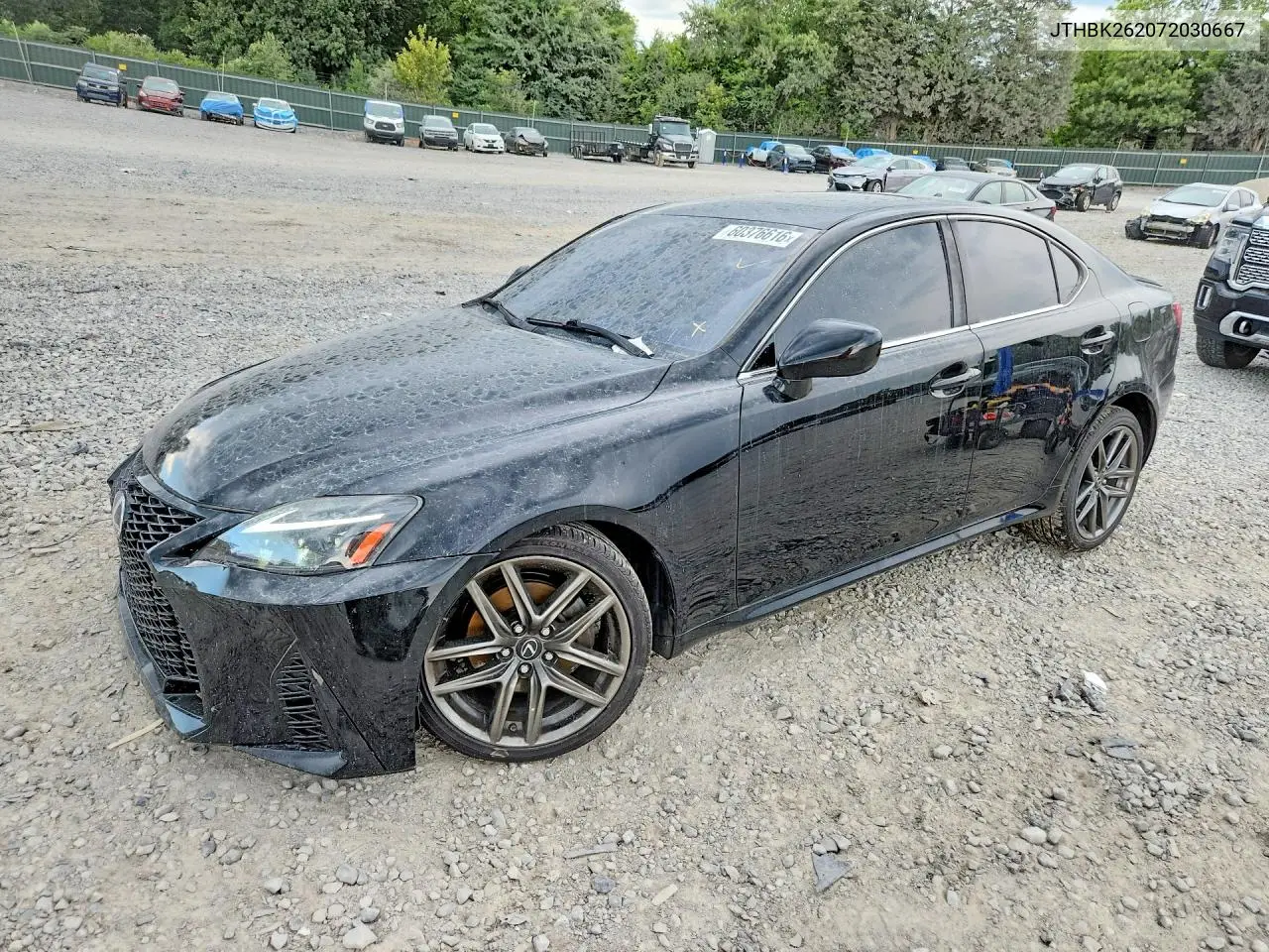 2007 Lexus Is 250 VIN: JTHBK262072030667 Lot: 60376616