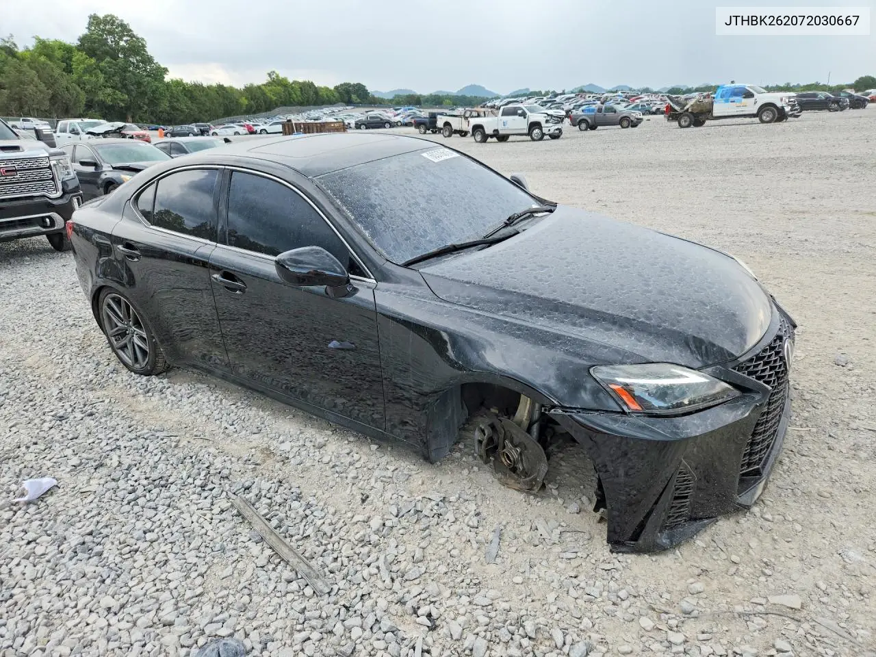 2007 Lexus Is 250 VIN: JTHBK262072030667 Lot: 60376616