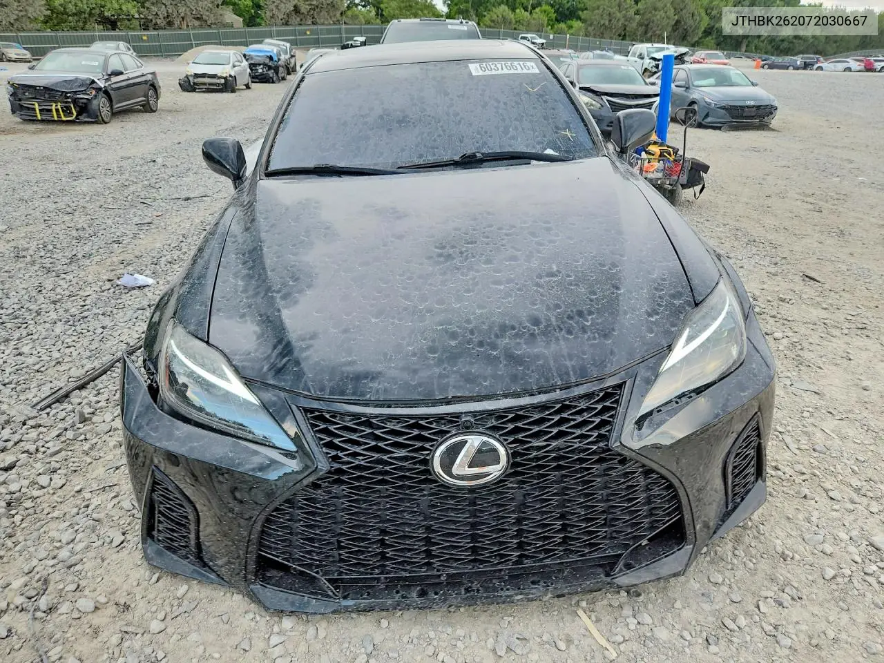 2007 Lexus Is 250 VIN: JTHBK262072030667 Lot: 60376616