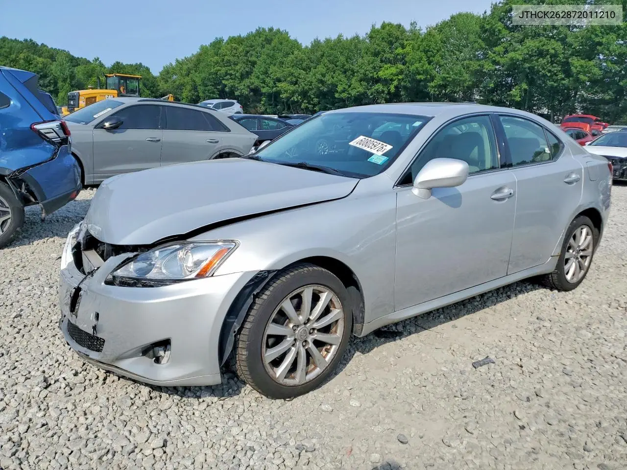 2007 Lexus Is 250 VIN: JTHCK262872011210 Lot: 60805976