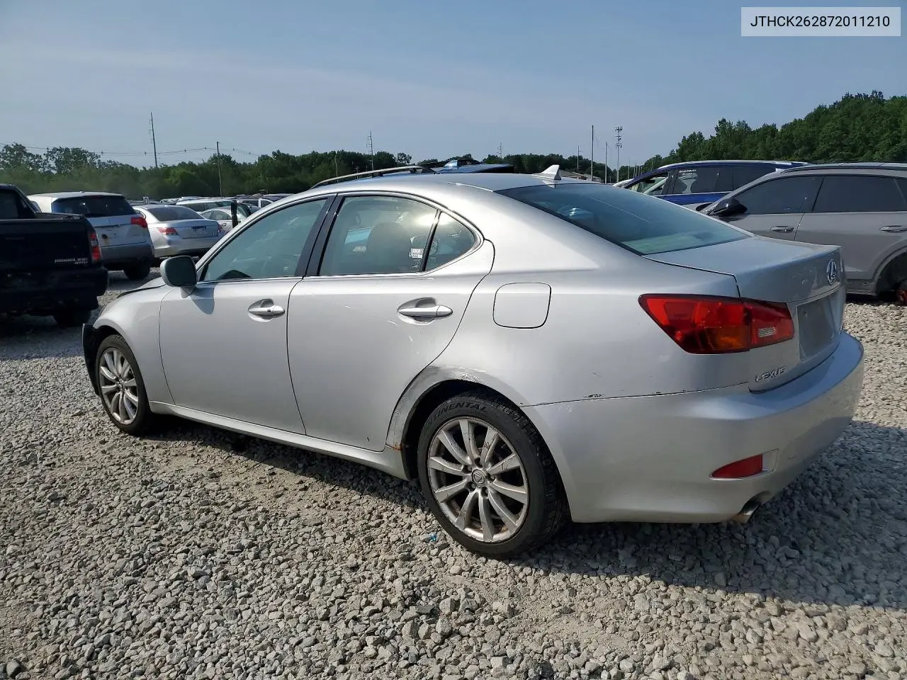 2007 Lexus Is 250 VIN: JTHCK262872011210 Lot: 60805976