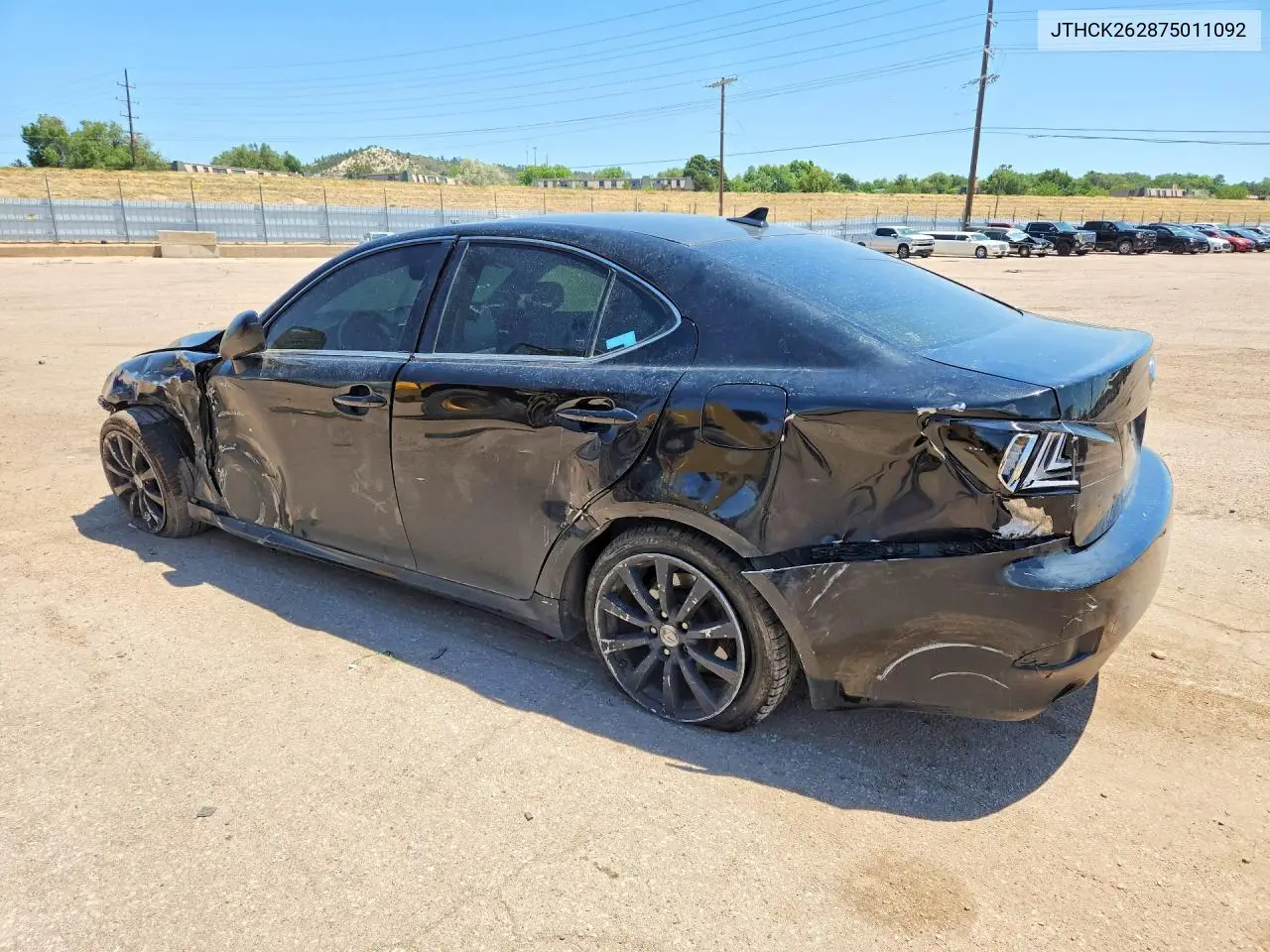 2007 Lexus Is 250 VIN: JTHCK262875011092 Lot: 60972566
