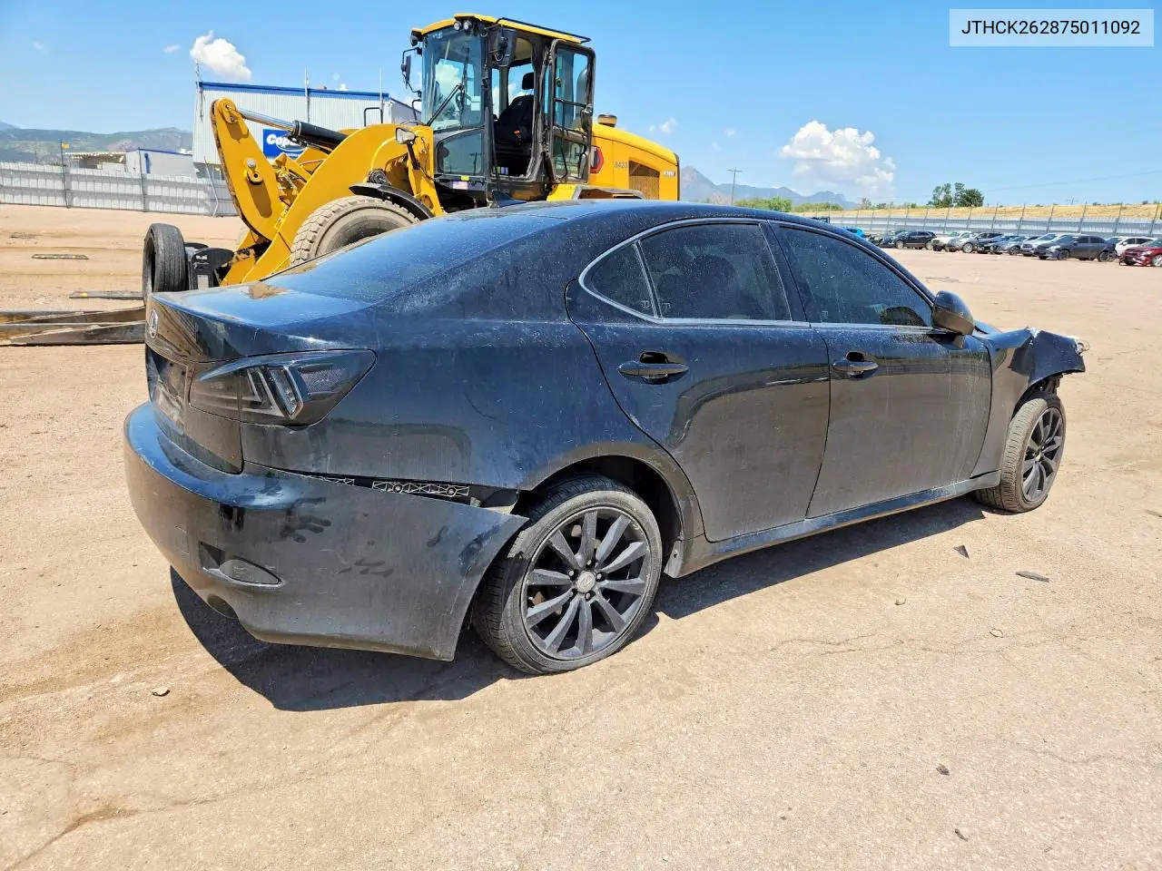 2007 Lexus Is 250 VIN: JTHCK262875011092 Lot: 60972566