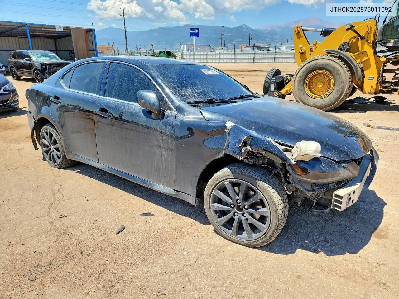 2007 Lexus Is 250 VIN: JTHCK262875011092 Lot: 60972566