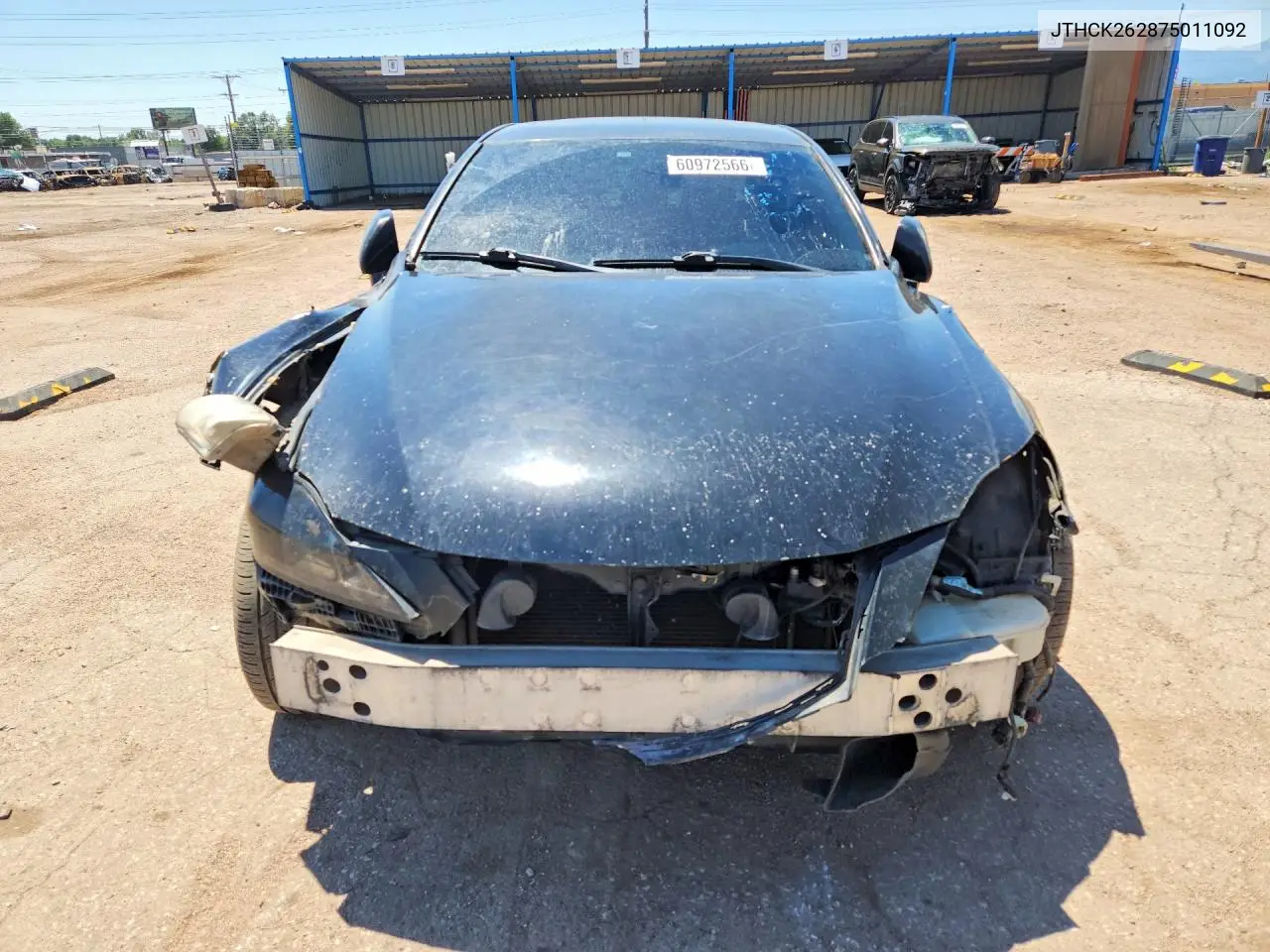 2007 Lexus Is 250 VIN: JTHCK262875011092 Lot: 60972566